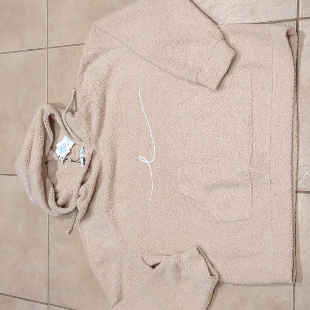 By Egreis Shannon Teddy Bear Fleece Hoodie Size XXL NWT